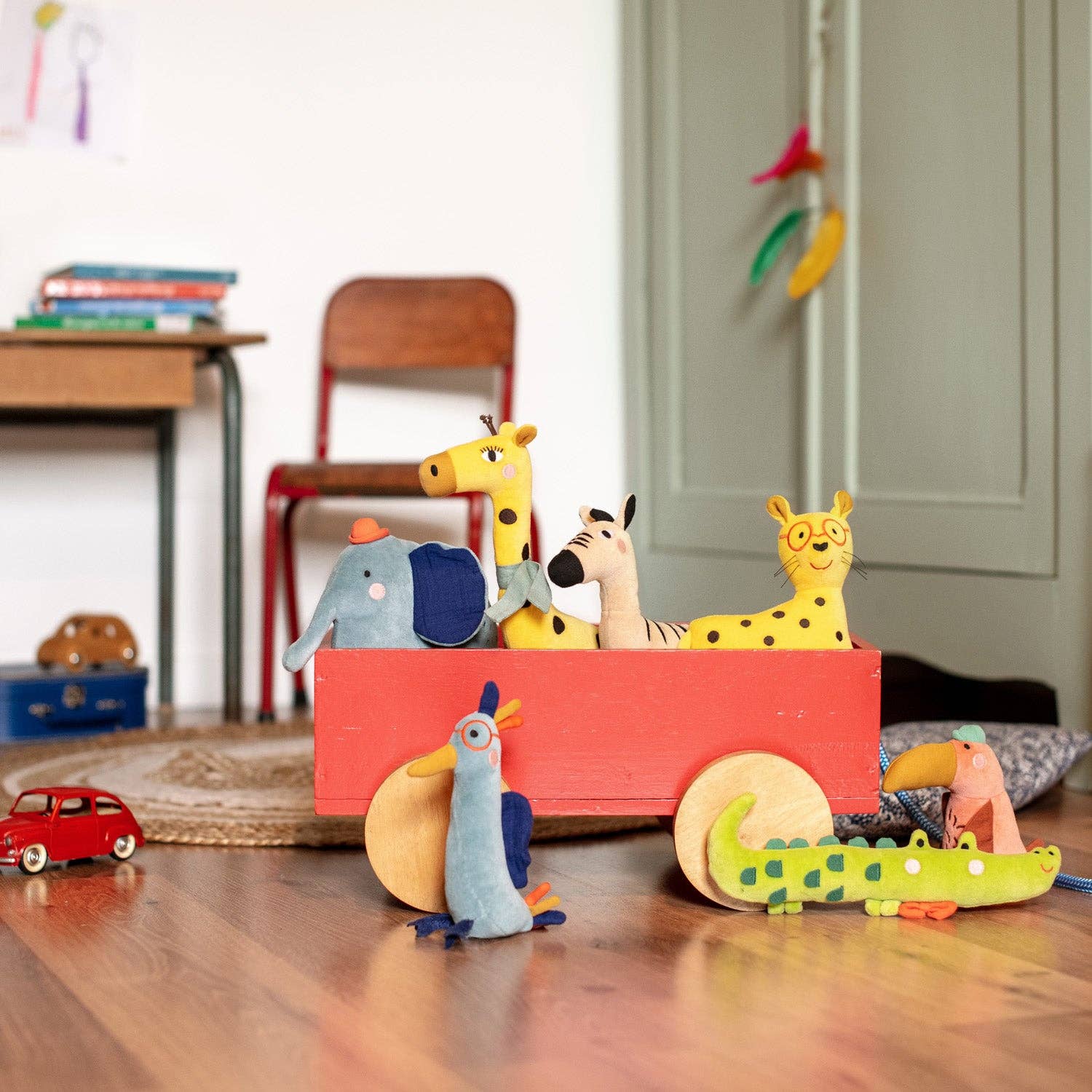 Speedy Monkey - Wholesale Stuffed/Plush Toy - Kids & Baby - Toucan Rattle "The Toupitis" collection2