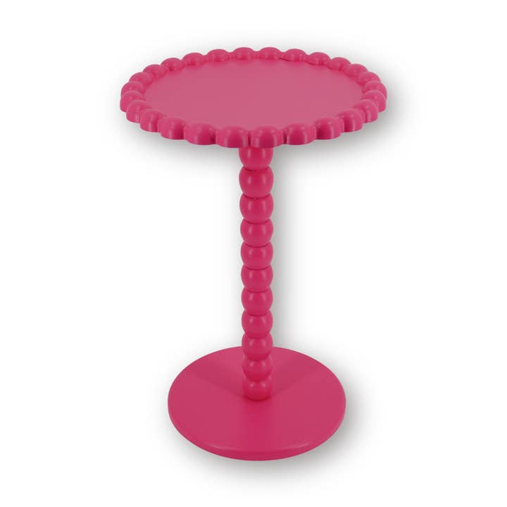 Bijzettafel - Rond - Neon Roze - MDF - 38x55cm voor wholesale door Housevitamin bv