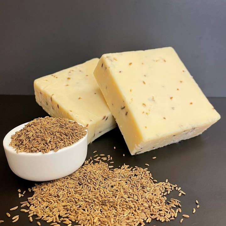 Caraway Cheddar for wholesale by Keystone Cheese