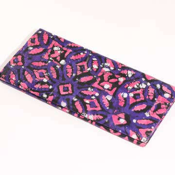 Makeda Pink Squares Adire for wholesale by Anike&Co