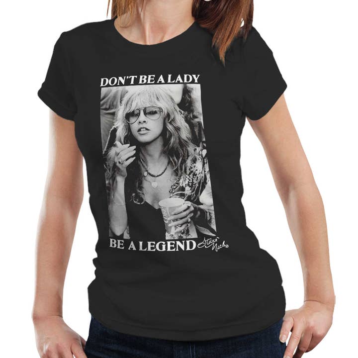CVH DREAMY LTD - Wholesale T-Shirt (Graphic) - Women's - Don't Be A Lady Be A Legend Shirt, Retro Stevie Nicks Shirt