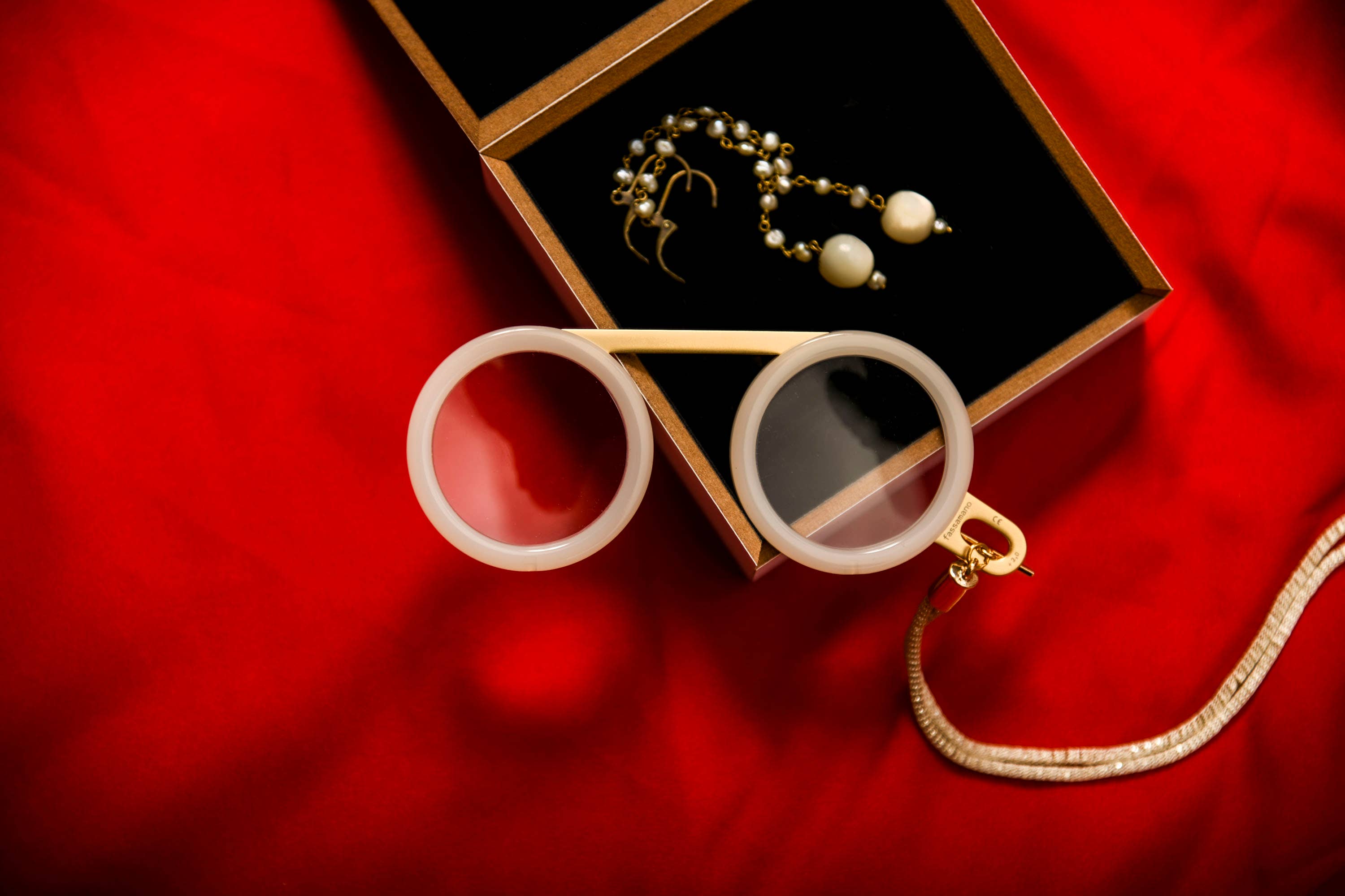 Fassamaneria srl – wholesale Eyeglasses – Unisex – Fassamano White reading glasses/+3 - Lbox3