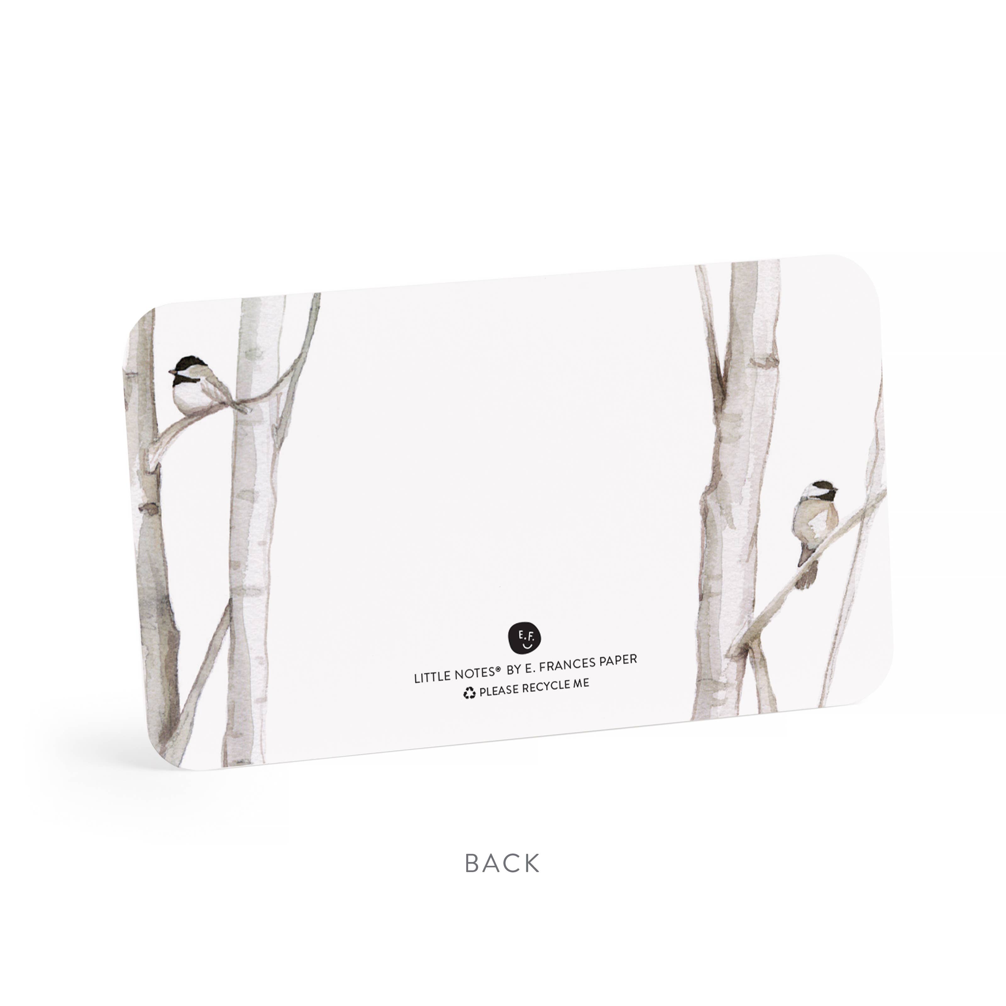 E. Frances Paper - Wholesale Stationery/Notecard Set - Chickadee Little Notes®3