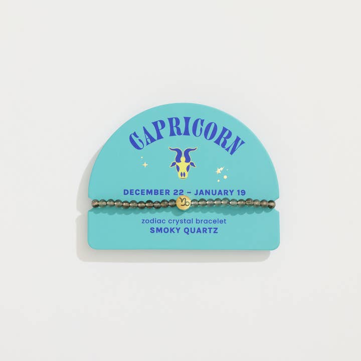 GeoCentral - Wholesale Beaded Bracelet - Capricorn Mini Zodiac Bracelet – 4mm Crystal Beads1