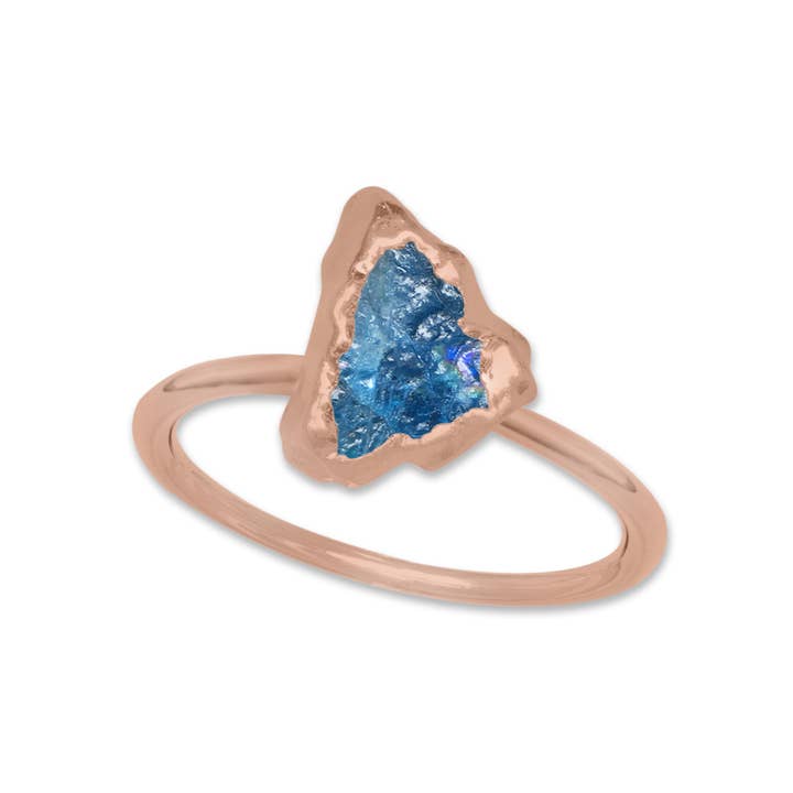 Handmade Jewels - Wholesale Cocktail/Statement Ring - Raw Crystal Ring – Silver, Gold, Rose Gold & Black Rhodium Finish | Natural Stones (Made to Order)25