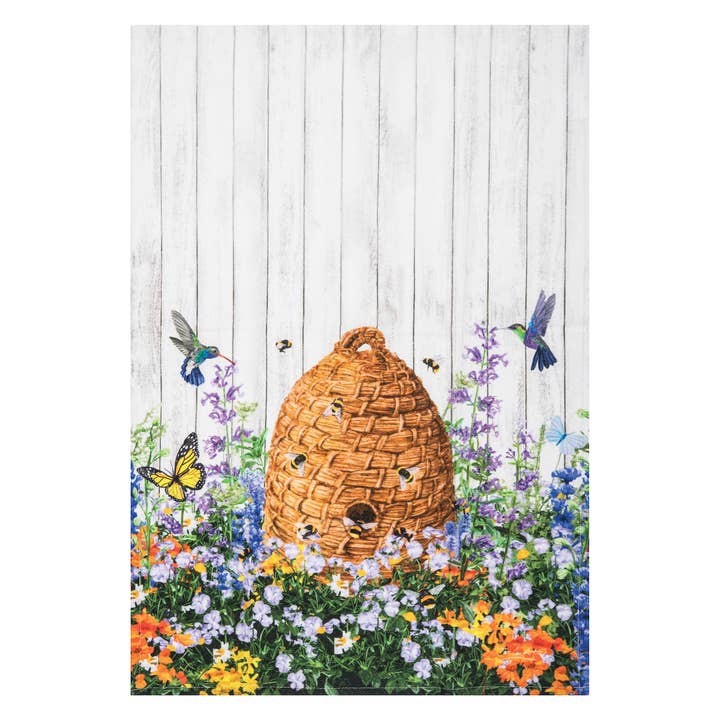 Bee Hive Paradise Kitchen Towel for wholesale by C&F Home