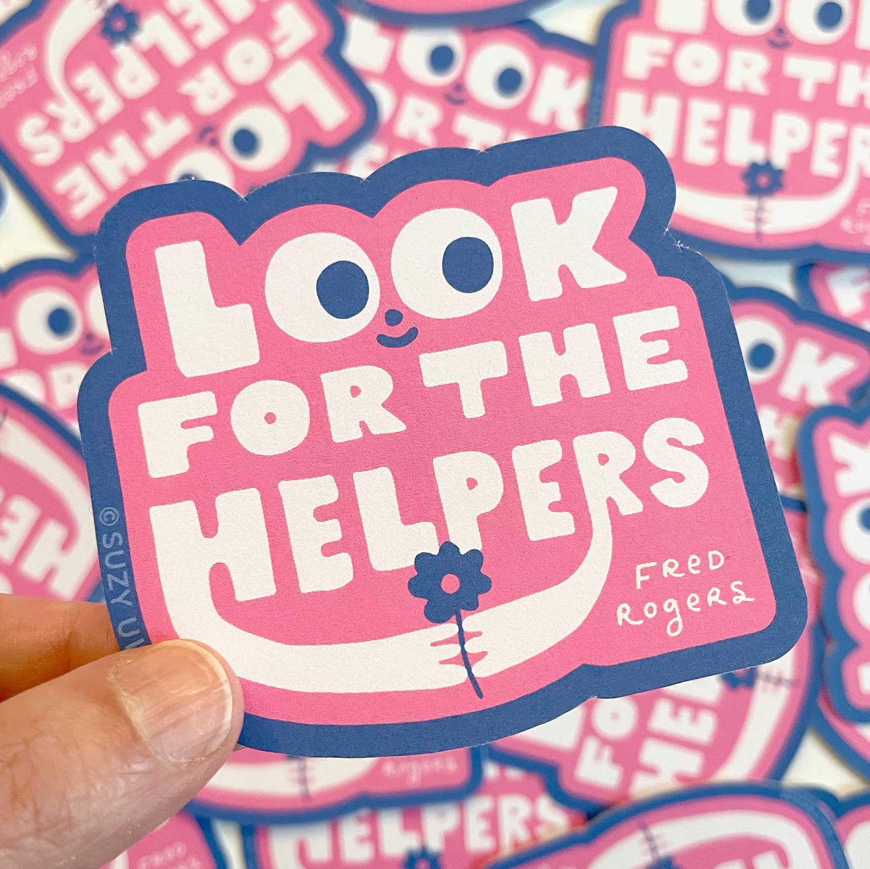 Suzy Ultman - Wholesale Sticker - Look For The Helpers Sticker1
