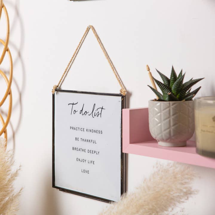 Rinkit Ltd - Wholesale Picture Frame - 8" x 8" Black Hanging Metal Photo Frame - by Nicola Spring