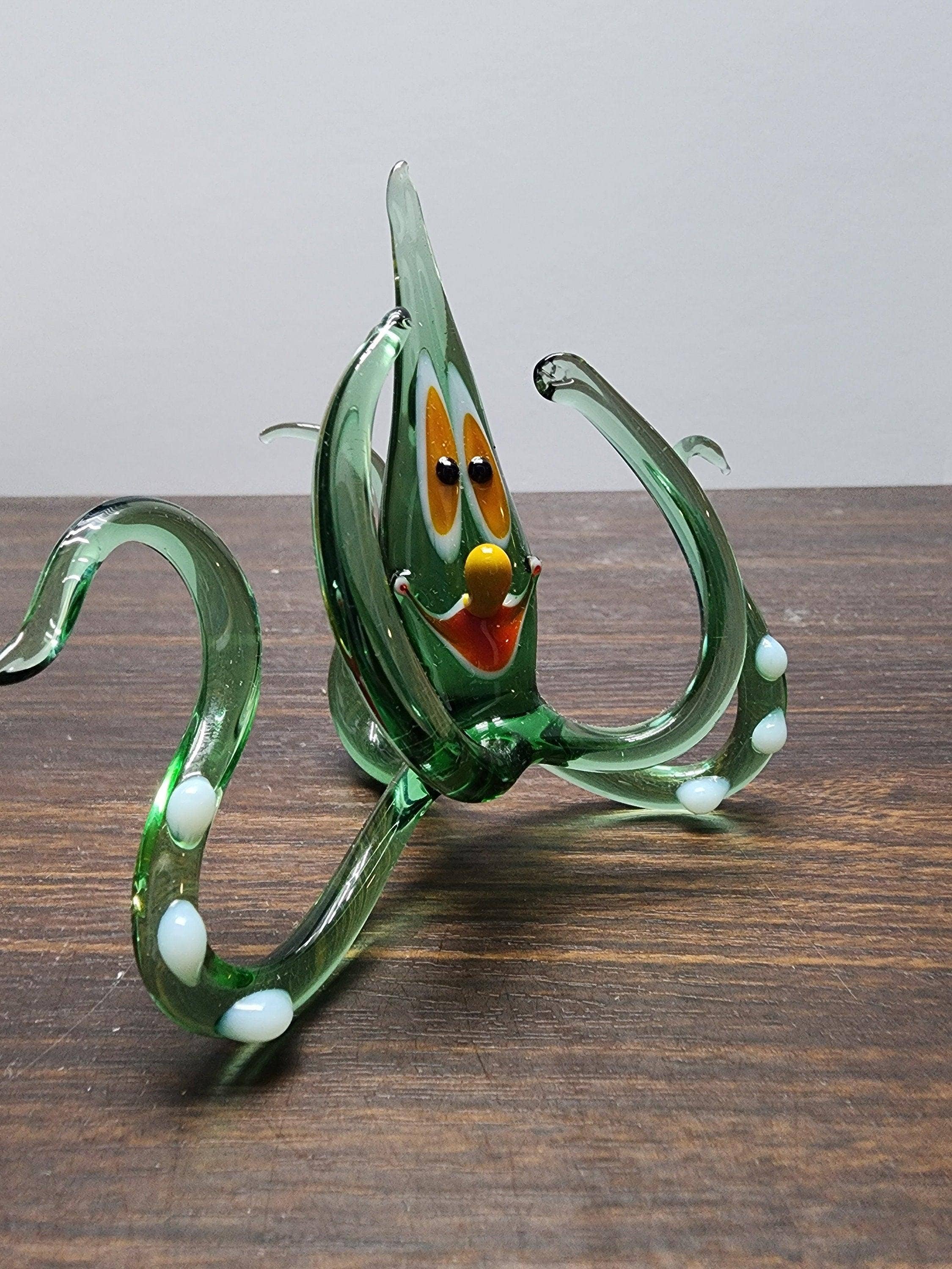 Glass by Iness - Wholesale Decorative Figurine - Naturally Colored Glass Figurine - Handcrafted - Octopus Design8