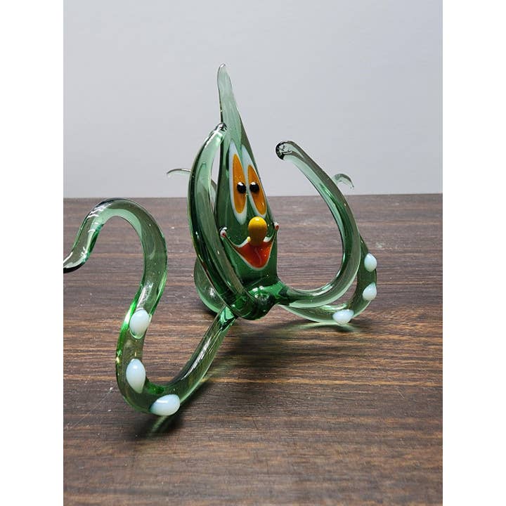 Glass by Iness - Wholesale Decorative Figurine - Naturally Colored Glass Figurine - Handcrafted - Octopus Design8