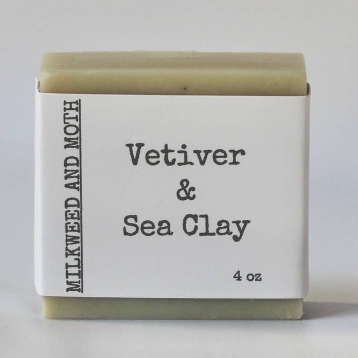 Vetiver & Sea Clay for wholesale by Milkweed and Moth