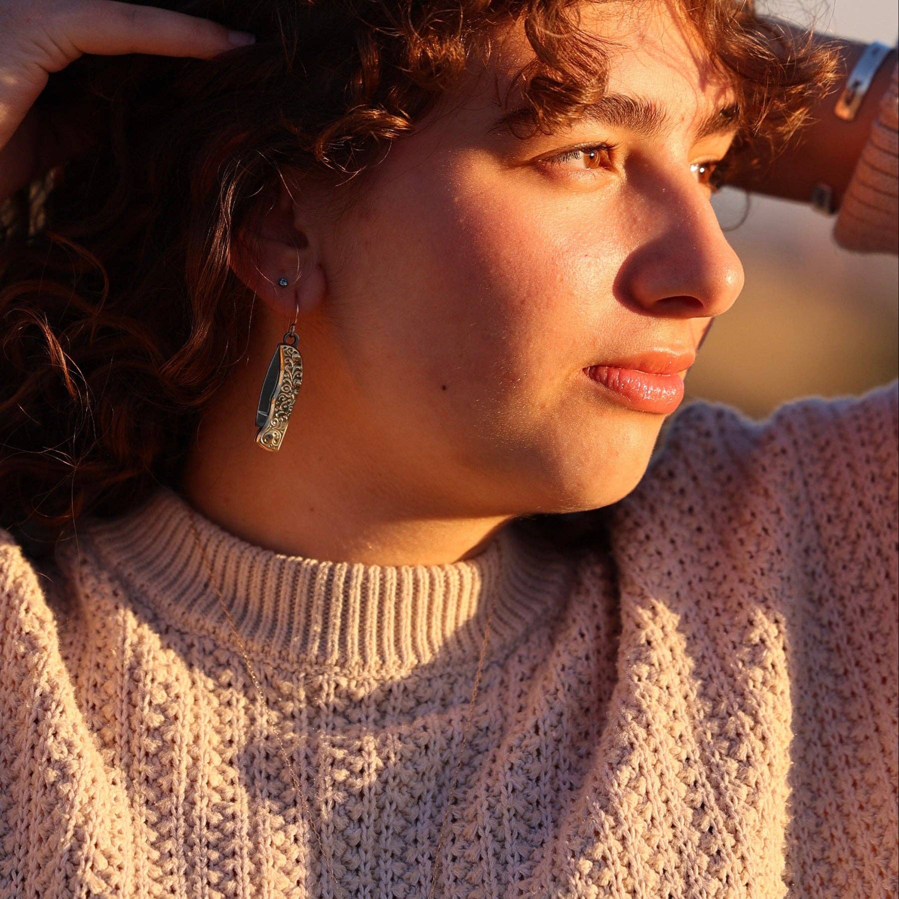 Fluff Hardware - Venta al por mayor Pendientes colgantes - Pendientes del Desierto Alto10