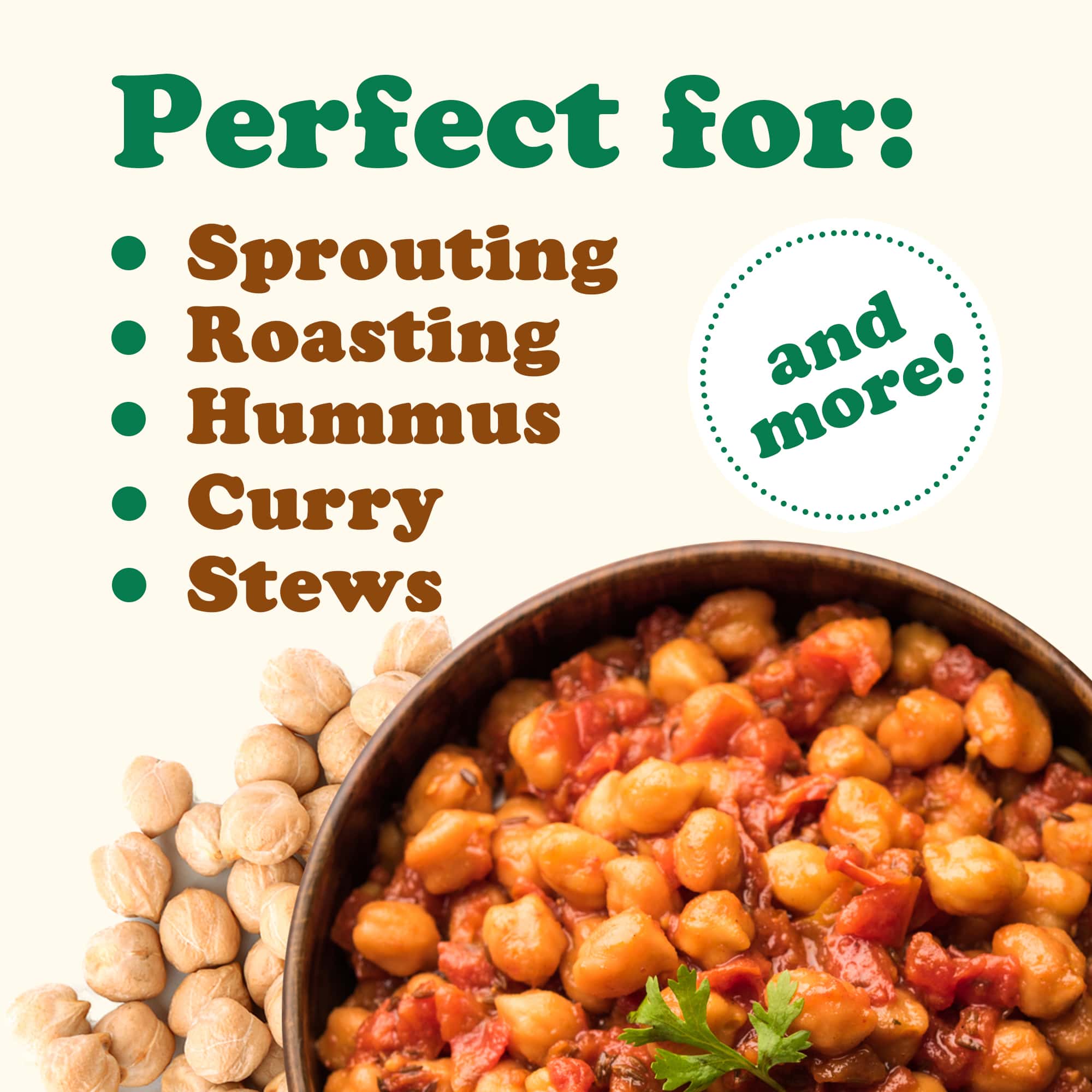 Food To Live - Wholesale Beans - Organic Garbanzo Beans / Dried Chickpeas – Raw, Sproutable6