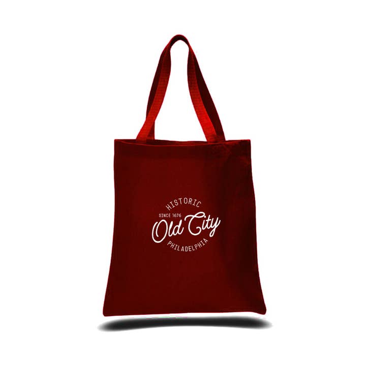 Barrio Histórico - Bolsa de Lona Personalizada con Asas de Cinta para venta al por mayor de Vintage City Tees