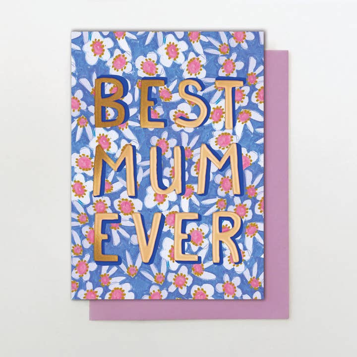 Stop the Clock Design - Wholesale Mother's Day Card - BL03 - Best Mum Ever