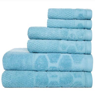 Wildwood Cotton 6 Piece Bath Towel Set for wholesale by Still Water Linens