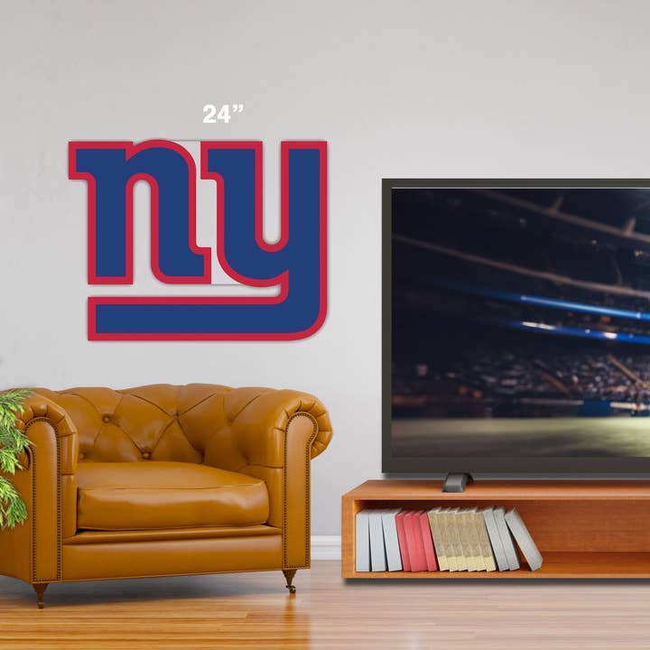 Fan Creations - Wholesale Wall Accent - 24" NFL New York Giants Logo Cutout0