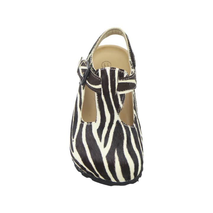 Luna Clog | Zebra for wholesale by Mini Soles