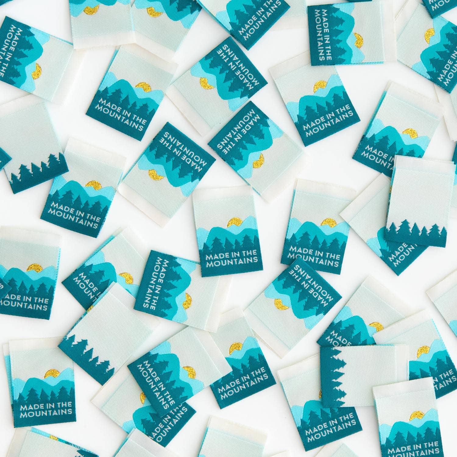 Sarah Hearts - Wholesale Craft Supplies - Made in the Mountains - Sewing Woven Clothing Label Tags2