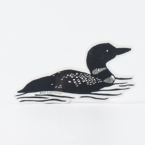 Loon Sticker for wholesale by Black Loon Studio