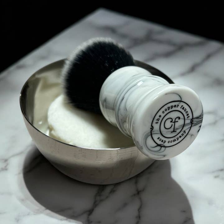 Shave Soap Brush for wholesale by The Copper Faucet Soap Company