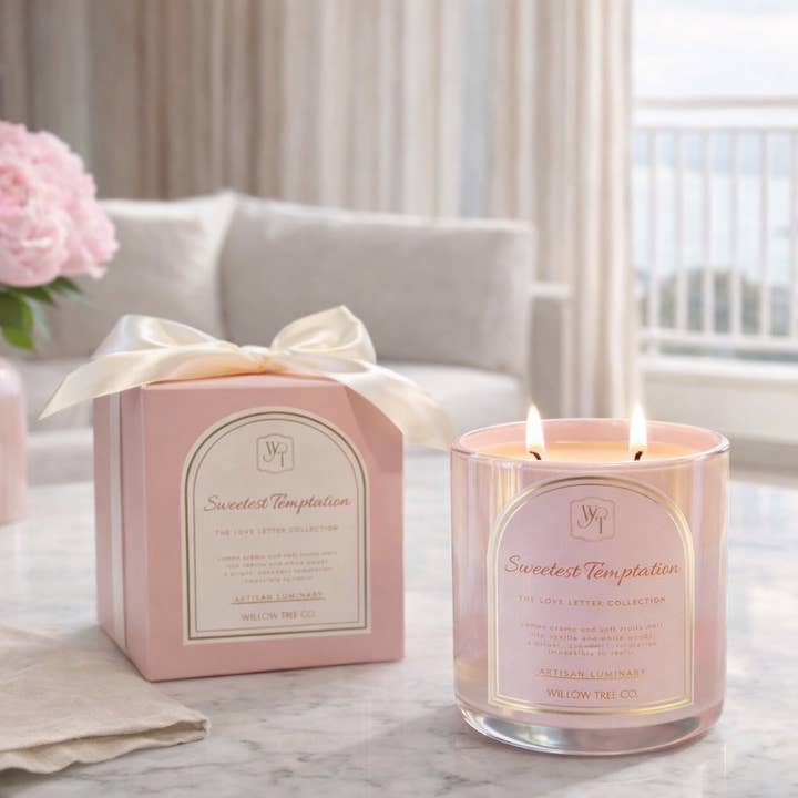 Sweetest Temptation Luminary for wholesale by The Willow Tree Co