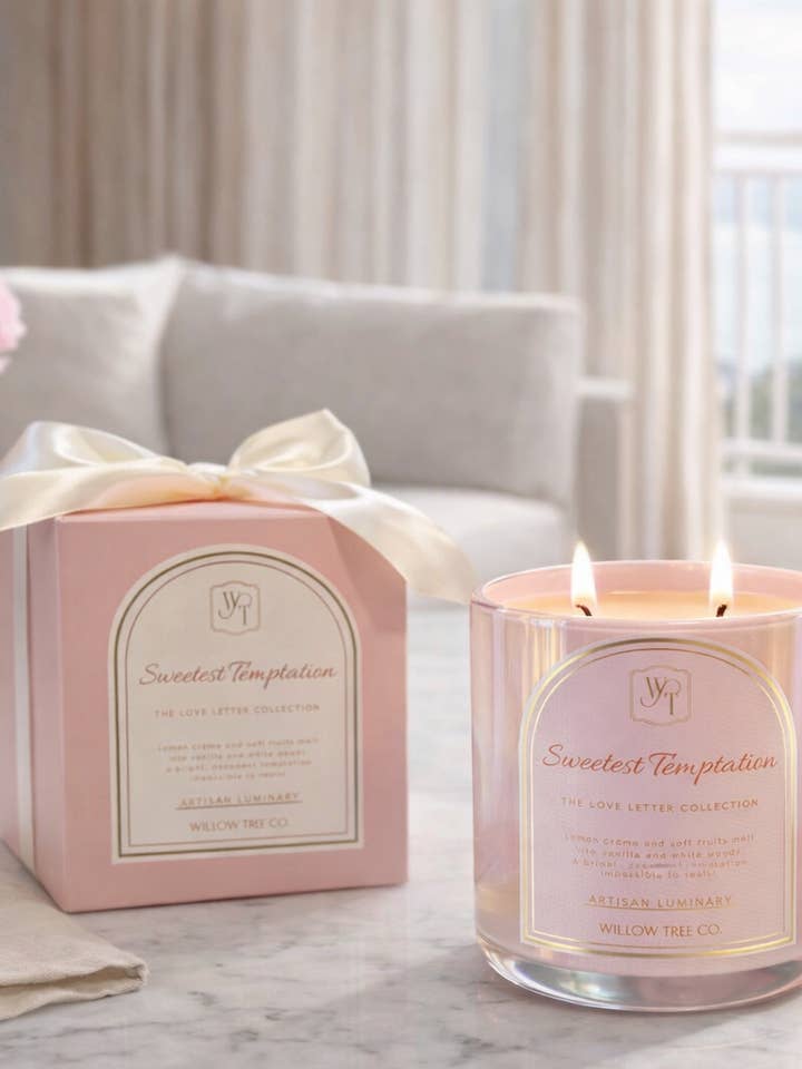 Sweetest Temptation Luminary for wholesale by The Willow Tree Co