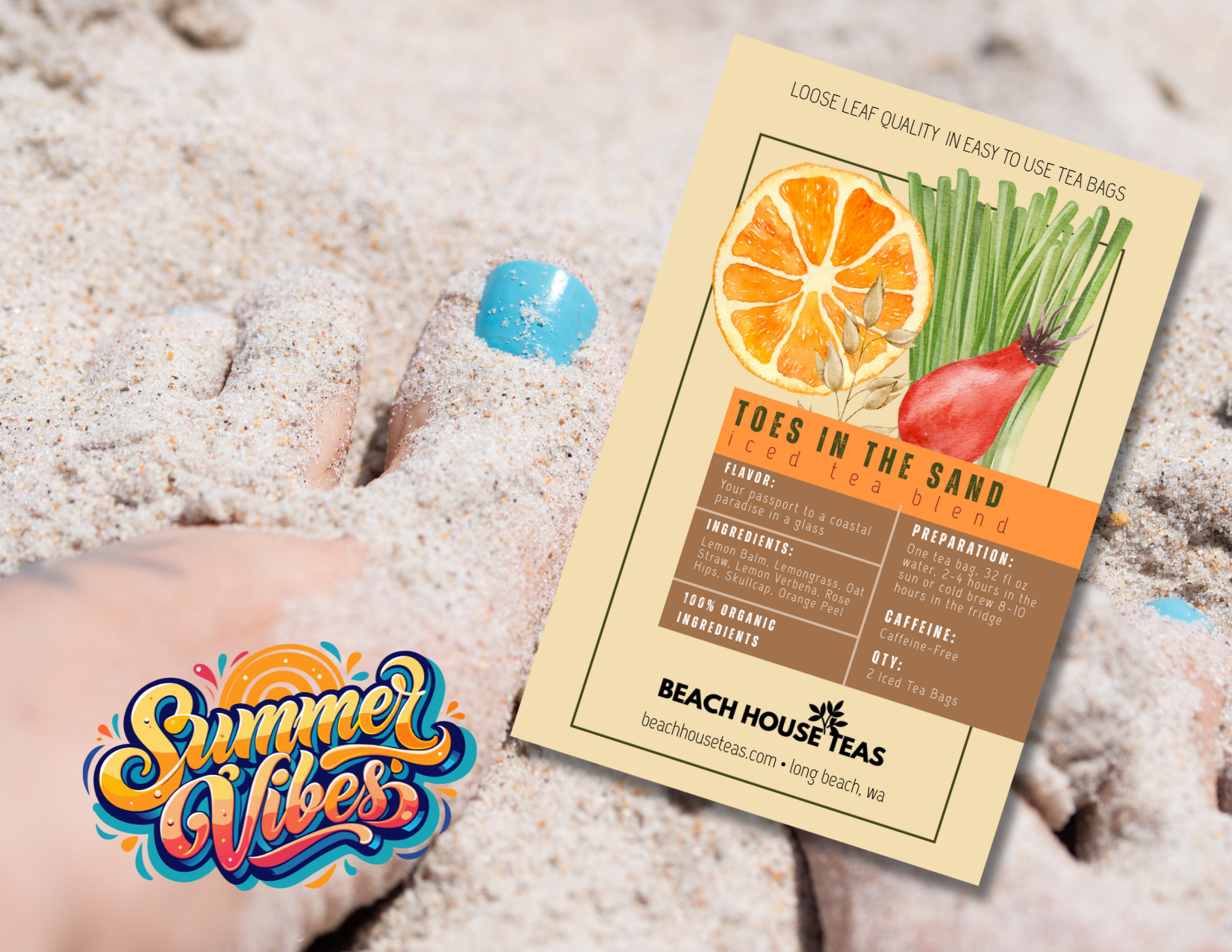 Beach House Teas - Venta al por mayor Té helado - Paquetes de Té Helado para Llevar12