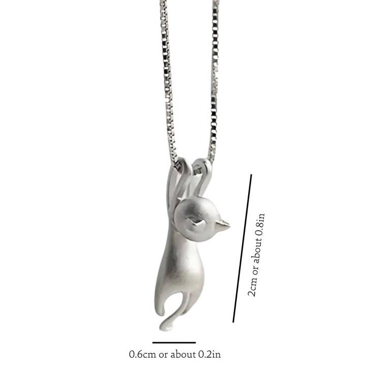 Ashlen - Wholesale Pendant/Charm Necklace - DANGLING KITTY NECKLACE2