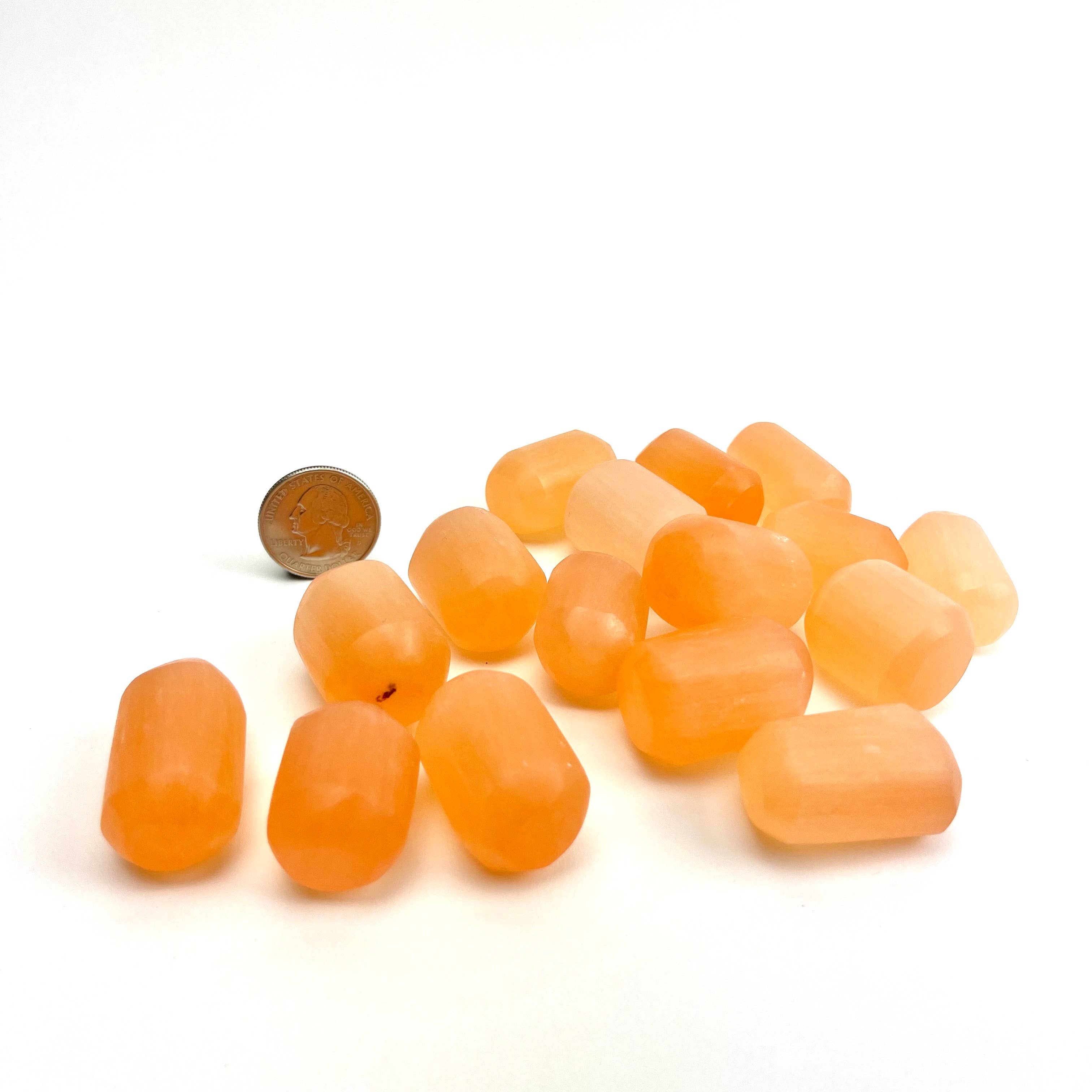 Pelham Grayson Rose - Wholesale Spiritual Stone/Crystal - Selenite Tumbled | 50 pieces | Morocco3