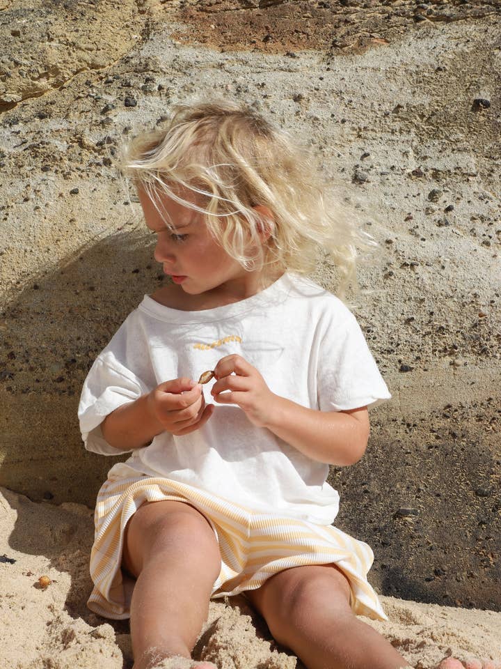 Camiseta Mini Waves (amarillo amanecer) para venta al por mayor de All Fenix