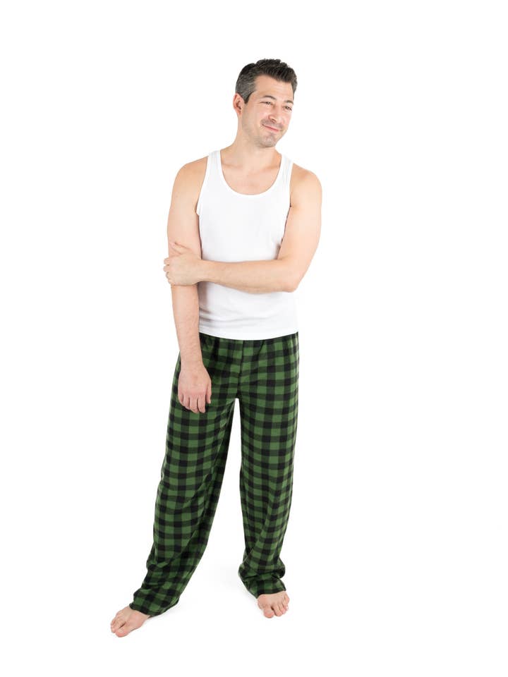 Leveret Pajamas - Wholesale Sleepwear Bottom - Men's - Mens Fleece Pants for Winter2