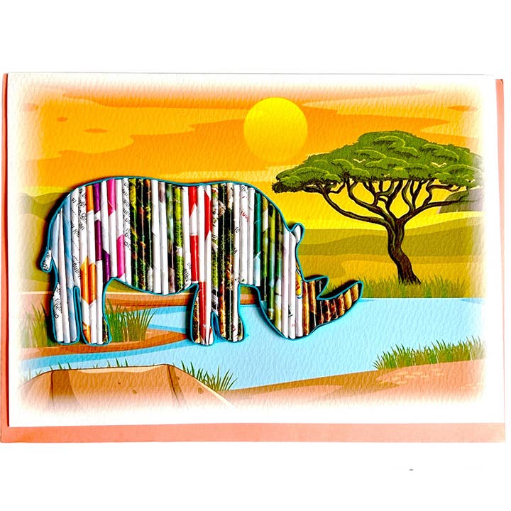 Carta Rhino fatta a mano per la vendita all'ingrosso da parte di Loving Nature