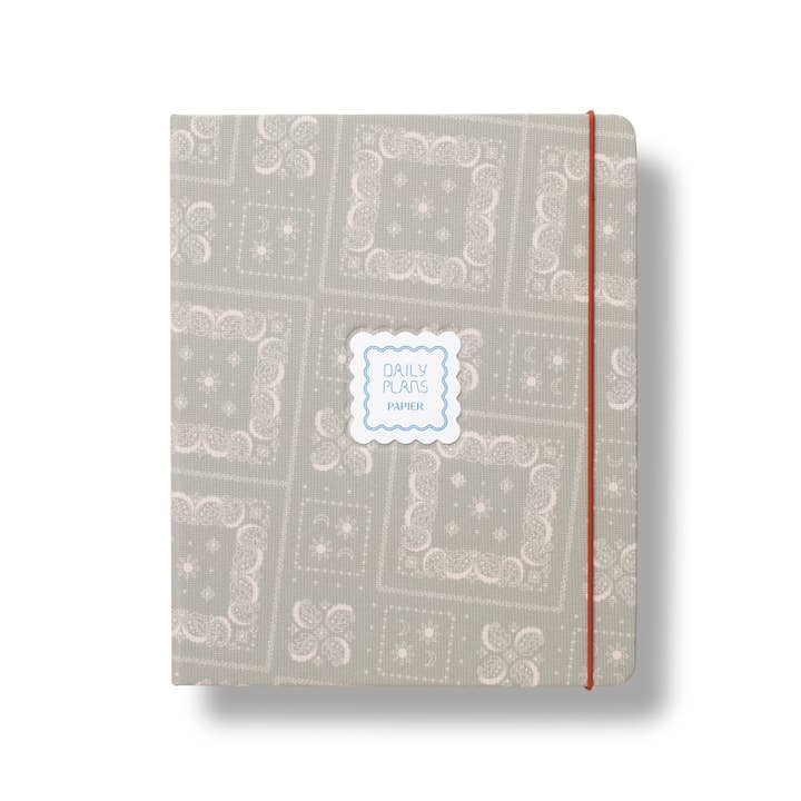 Concealed Spine Fabric Undated Planner, B5 - Bandana for wholesale by Papier
