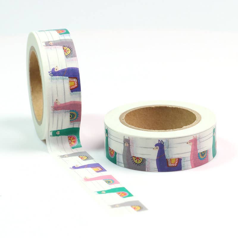 Love My Tapes Inc - Wholesale Washi Tape - Llama Washi Tape0