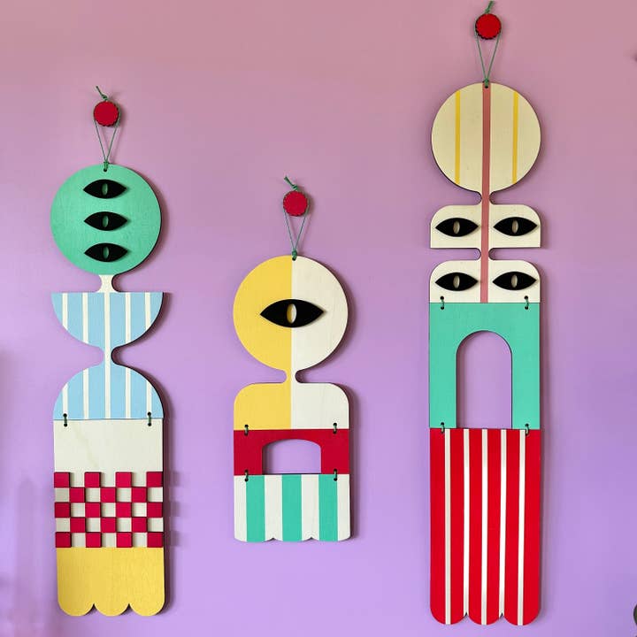 We Are Lunarium Ltd - Wholesale Wall Accent - Vibrant Wall Hanging - Bold Pop Art Decor - Maximalist Decor