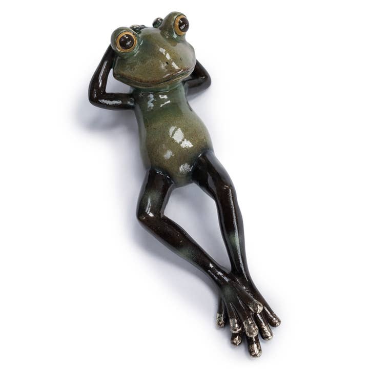 Bentley & Bo - Venta al por mayor Figura decorativa - Mad Frog - Posición acostada