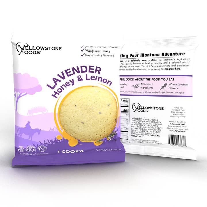 Yellowstone Foods - Wholesale Cookie - Lavender Honey & Lemon Cookie