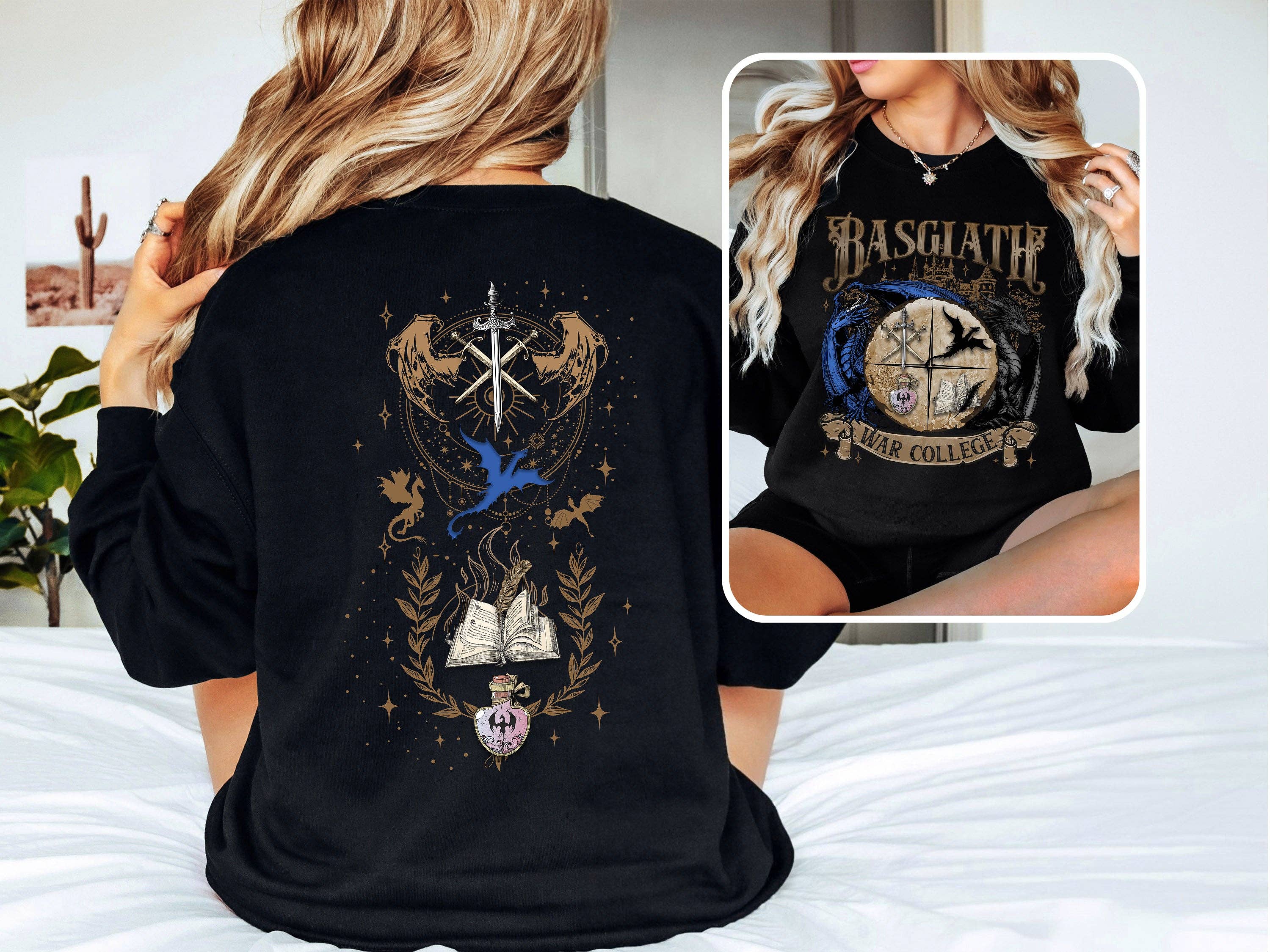 MagicMerchEmporium - Wholesale Graphic Sweatshirt - Women's - Basgiath War College 2 Sweatshirt1