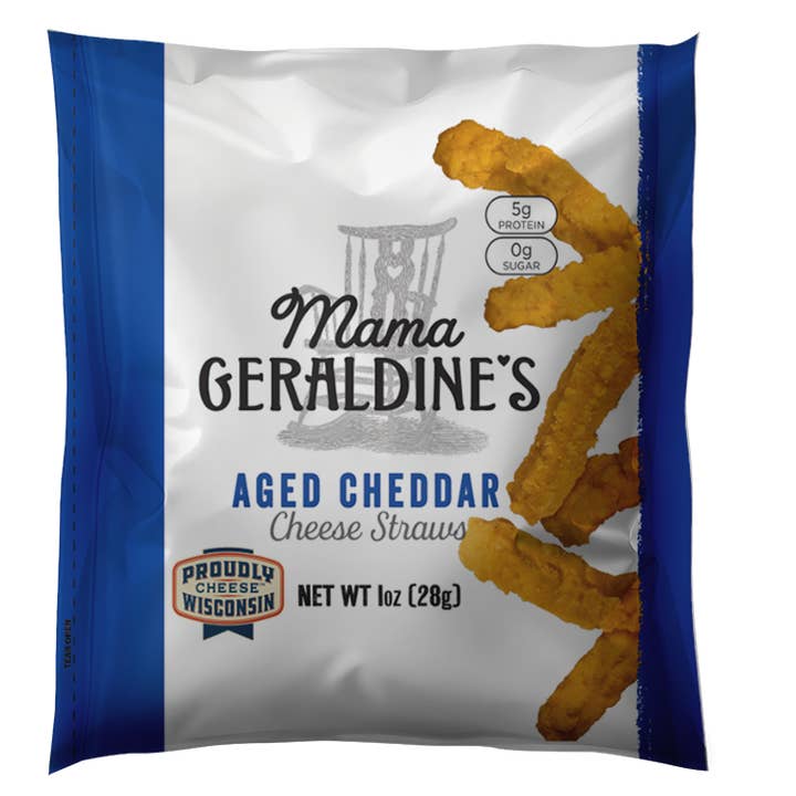 Mama Geraldine's - Wholesale Cheese Straws - 1oz. Aged Cheddar (Traditional) Cheese Straws Bulk0