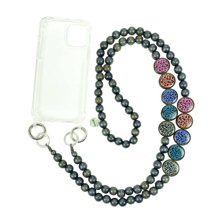 Handykette Leoprint Bunt für den Großhandel von Escapulario