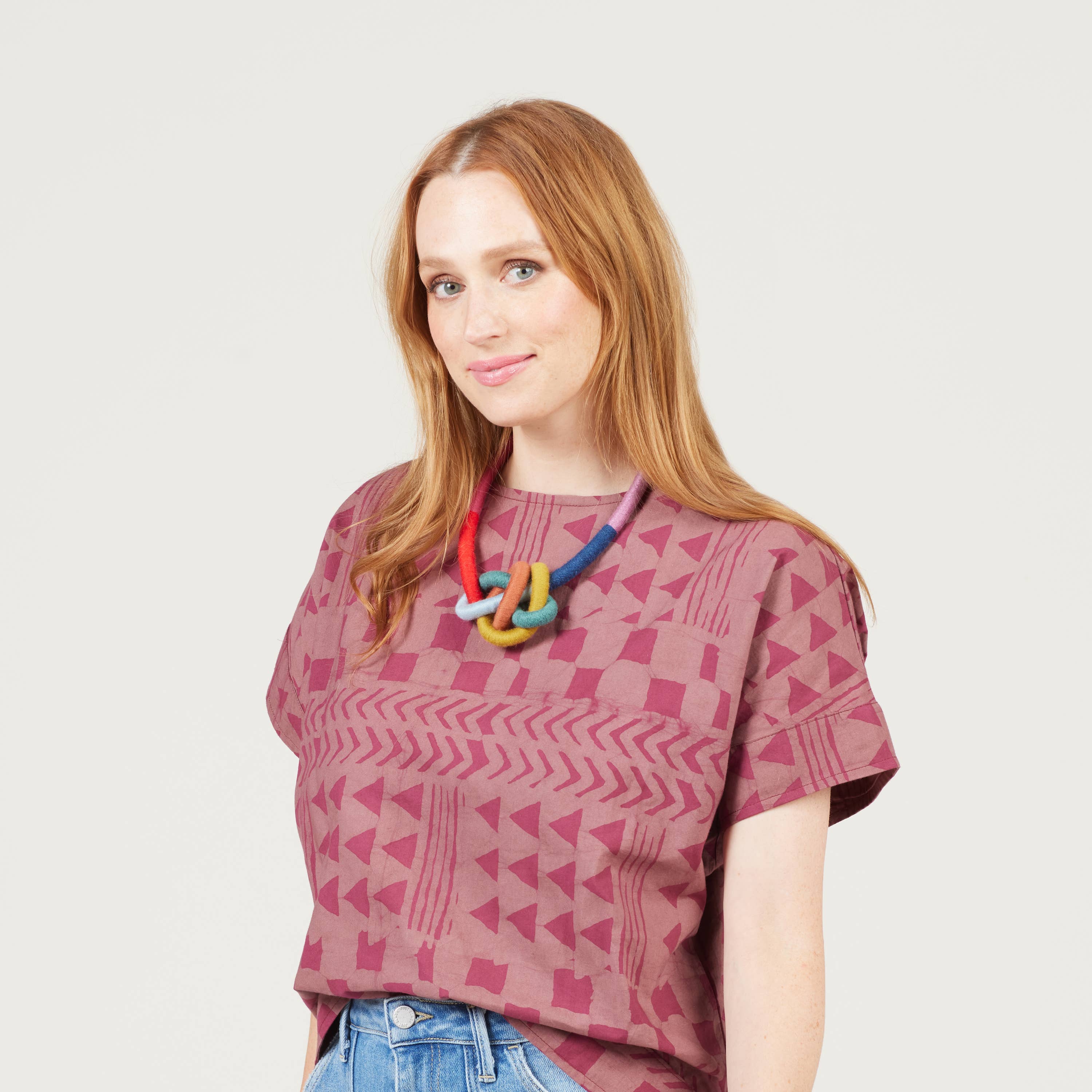 SASHA - Wholesale Geweven ketting - Water Bowline regenbooghalsketting4