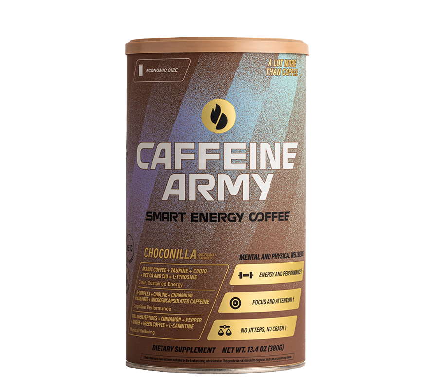 Caffeine Army LLC - Vente Cafés/expressos instantanés - Café Smart Energy, format économique (38 portions)1