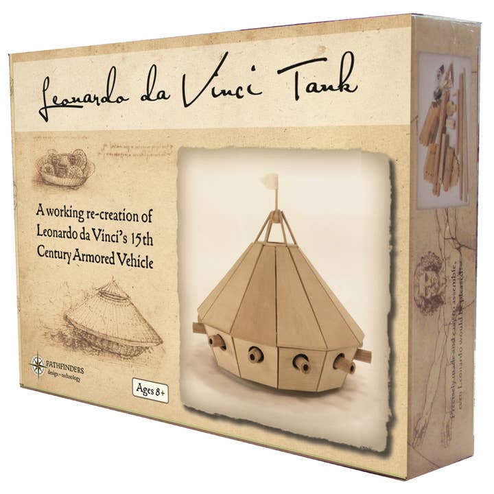 Science and Nature - Vendita all'ingrosso Set di costruzioni - Bambini - Kit di costruzione in legno Da Vinci Tank