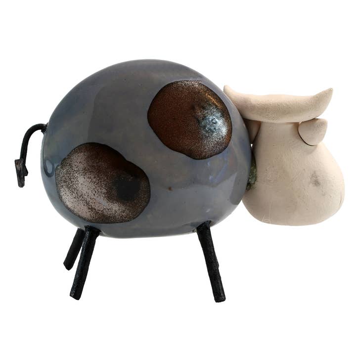 Enigma Supplies – Estatueta decorativa por atacado – Estatueta Cerâmica Happy Cow | Várias Cores2