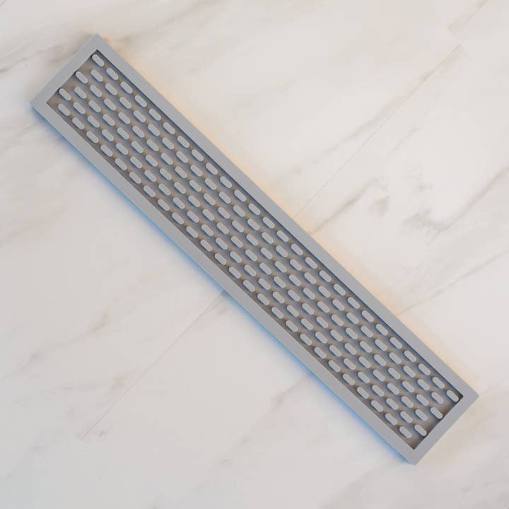 A Bar Above - Wholesale Bar Tool - Silicone Bar Mat - Thin (3.25x18"), Gray