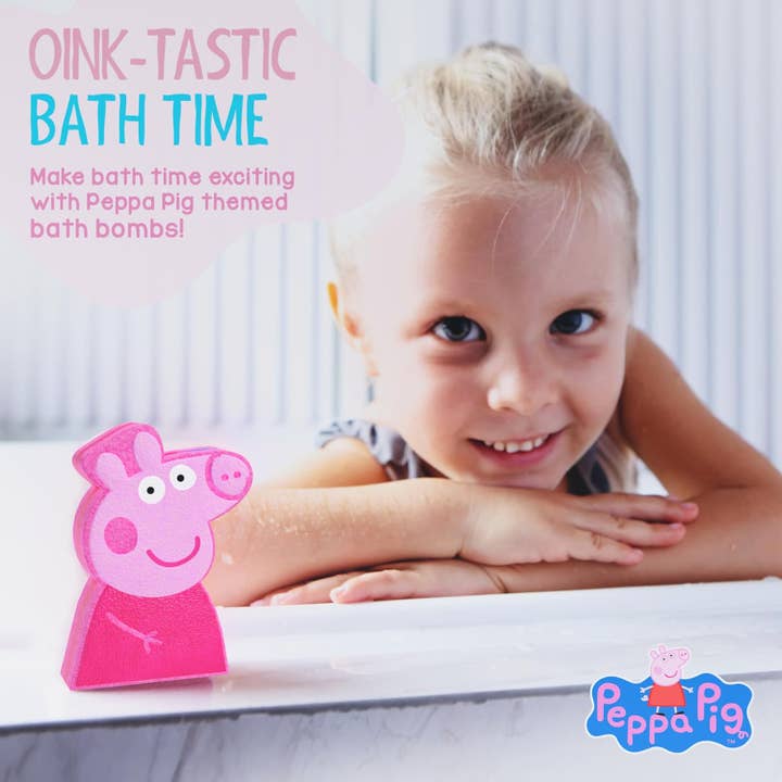 Bathletes World - Wholesale Bath Bomb/Fizz - Peppa Pig Bath Bombs- 4 pack