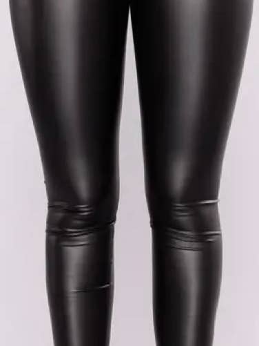 leggings taille haute en similicuir pour la vente par Elegant Boutique