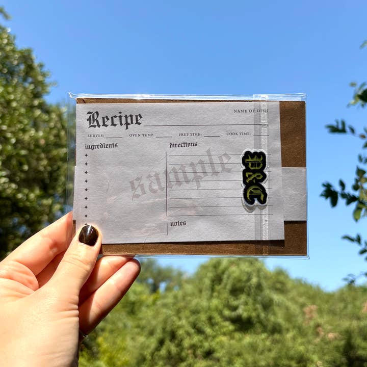 Petrichor & Co. - Wholesale Recipe Card - Retro Recipe Cards – Set of 10 Vintage Kitchen Stationery4