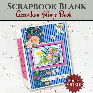 CrafTreat - Wholesale DIY craft kit - CrafTreat Accordion Hinge Book DIY Scrapbook Blank - 1 White0